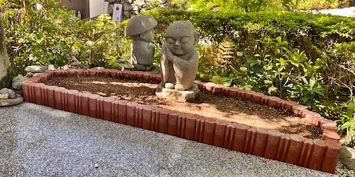 水子供養お堂の花壇（京都市霊源院）